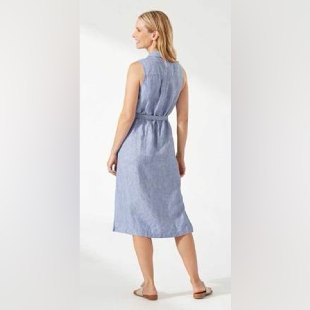 Tommy Bahama Two Palms Linen Shirt Dress – XL - Picture 2 of 8